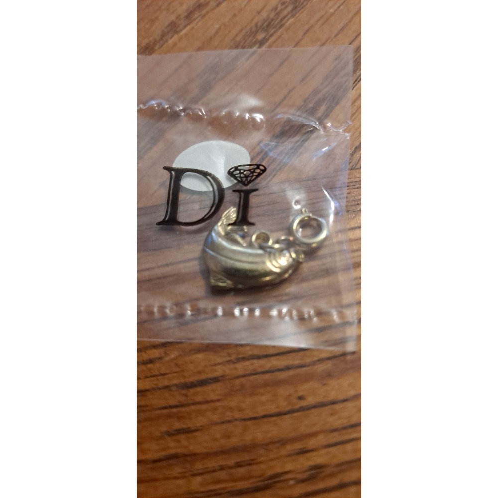 Gold-tone‎ Fish Charm from Diamonds International